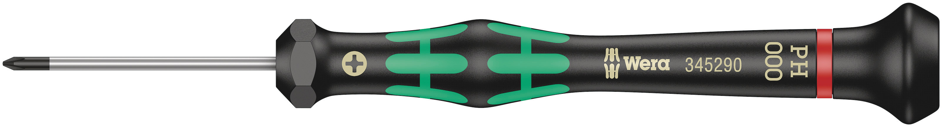 Wera Phillips Precision Screwdriver, PH000 Tip, 40 mm Blade, 137 mm Overall