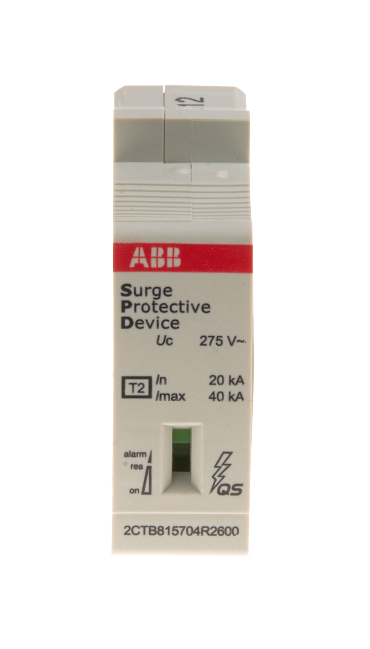 ABB, OVR Surge Protection Device 275 V Maximum Voltage Rating 40kA Maximum Surge Current Surge Protection Device
