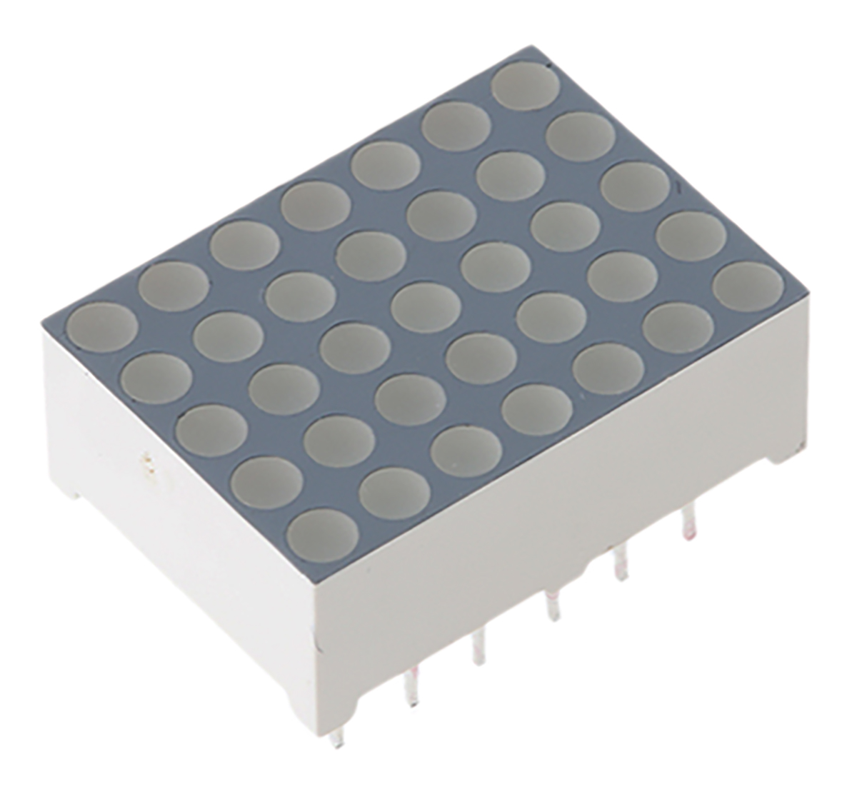 TA07-11GWA Kingbright Dot Matrix LED Display, CA 7 x 5 Dot Matrix Green 12 mcd 17.2mm