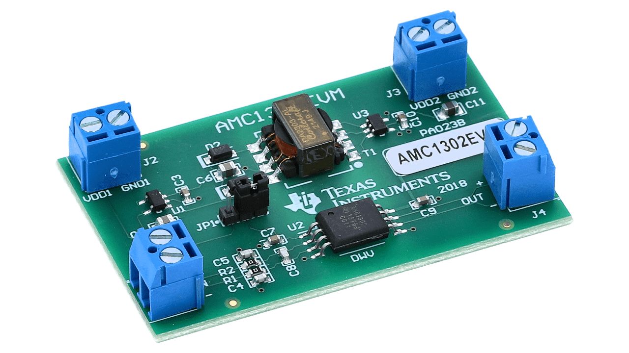 Texas Instruments AMC1302EVM, Amplifier IC Development Kit Isolation Amplifier Evaluation Module for AMC1302 for AMC1302