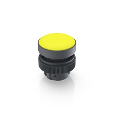 RAFI RAFIX 22 QR Series Yellow Indicator, 22.3mm Mounting Hole Size, Threaded Ring Termination, IP65