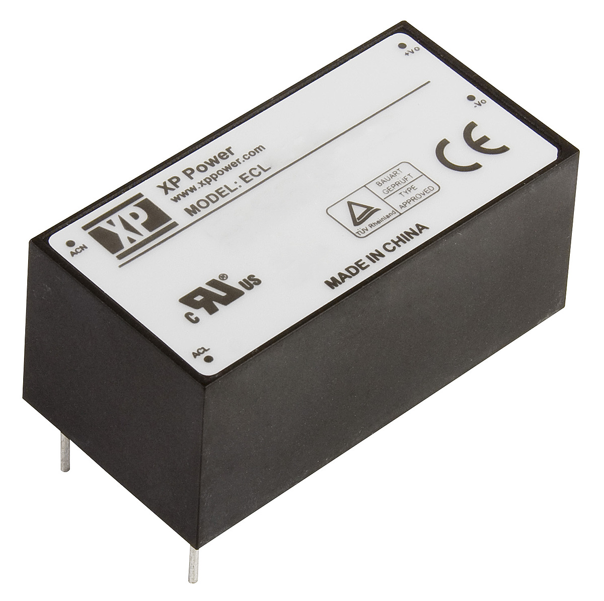 XP Power Switching Power Supply, ECL10US15-E, 15V dc, 670mA, 10W, 1 Output, 120 → 370 V dc, 85 → 264 V ac