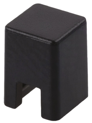 Omron Black Tactile Switch Cap for Series B3F-1000, Series B3F-1000, Series B3F-3000, Series B3F-3000, Series B3FS,