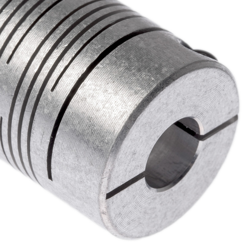 Huco Beam Coupling, 25mm Outside Diameter, 10mm Bore, 38.1mm Length Coupler