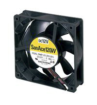 Sanyo Denki San Ace 9WP Series Axial Fan, 24 V dc, DC Operation, 168.2m³/h, 5.28W, 220mA Max, IP68, 120 x 120 x 38mm