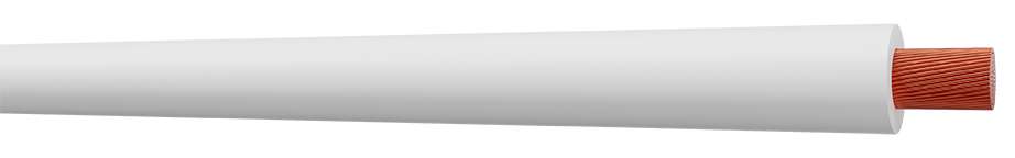 AXINDUS H05V-K Series White 0.75 mm² Hook Up Wire, 100m, PVC Insulation, VK075BL