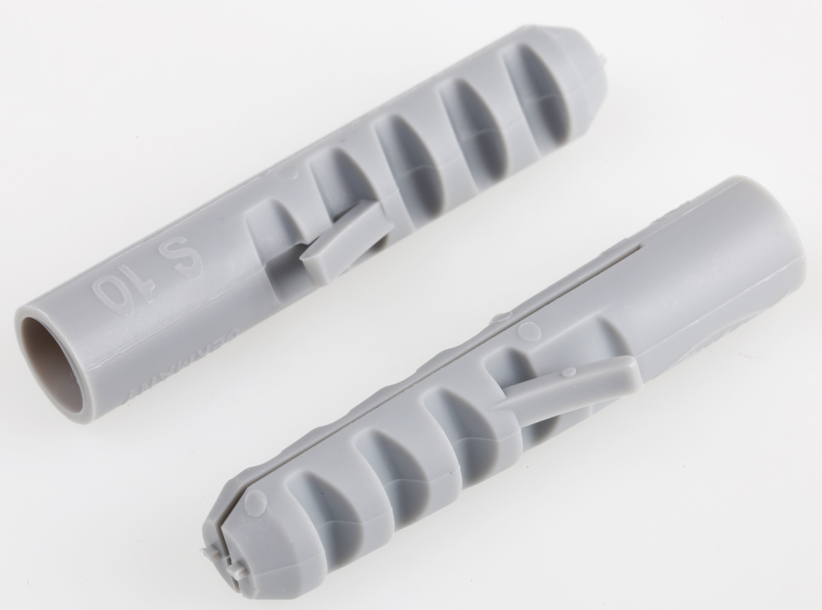 Fischer Fixings Nylon Wall Plug, 50mm Length, 10mm Fixing Hole Diameter