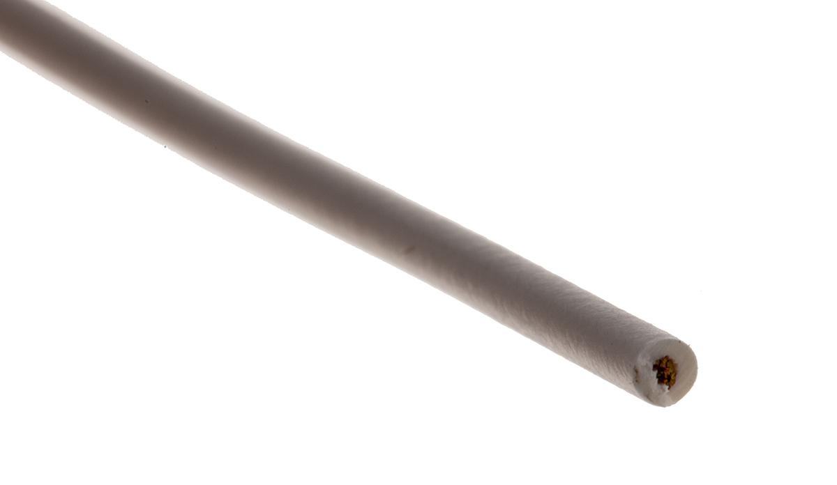 Lapp ÖLFLEX® H05V-K Series White 0.5 mm² Hook Up Wire, 16/32, 100m, PVC Insulation, 4510051