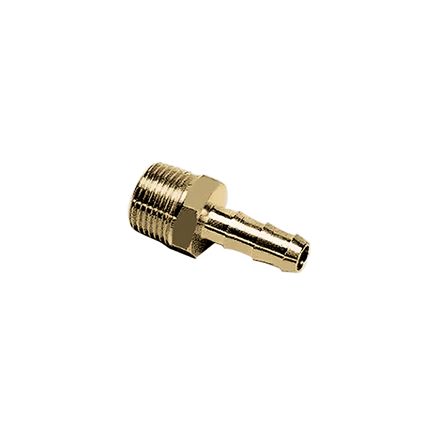 Legris Brass Pipe Fitting, Straight Push Fit Adapter 1in BSPT 1in 32mm