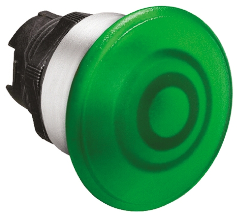 Lovato Platinum Series Green Spring Return Push Button Head, 22mm Cutout, IP66, IP67, IP69K