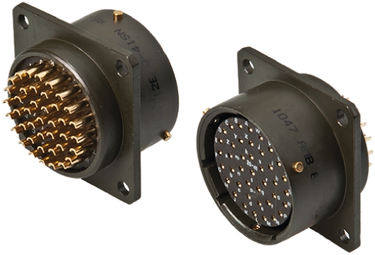 Amphenol Limited, 62GB 41 Way Box Mount MIL Spec Circular Connector ReceptacleOlive, Socket Contacts,Shell Size 20,