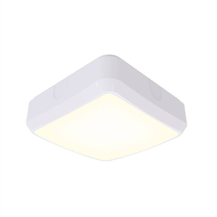 Ansell Lighting Square LED Bulkhead Light, 14 W, 220/240 V, , Lamp Supplied, IP65, AALED2