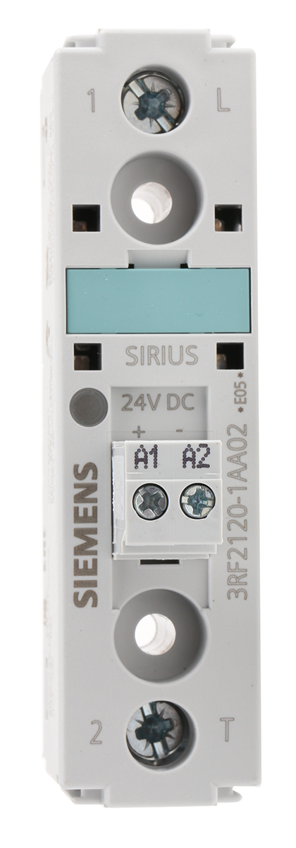 Siemens 3RF2 Series Solid State Relay, 20 A Load, Panel Mount, 230 V Load, 24 V dc Control