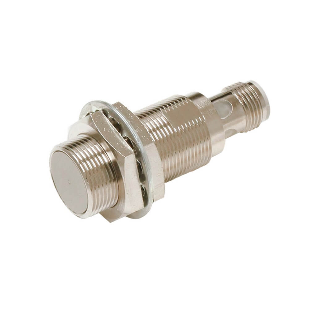 Omron Inductive Threaded Barrel Proximity Sensor, M18, 8 mm Detection, NPN NO, 10 → 30 V dc