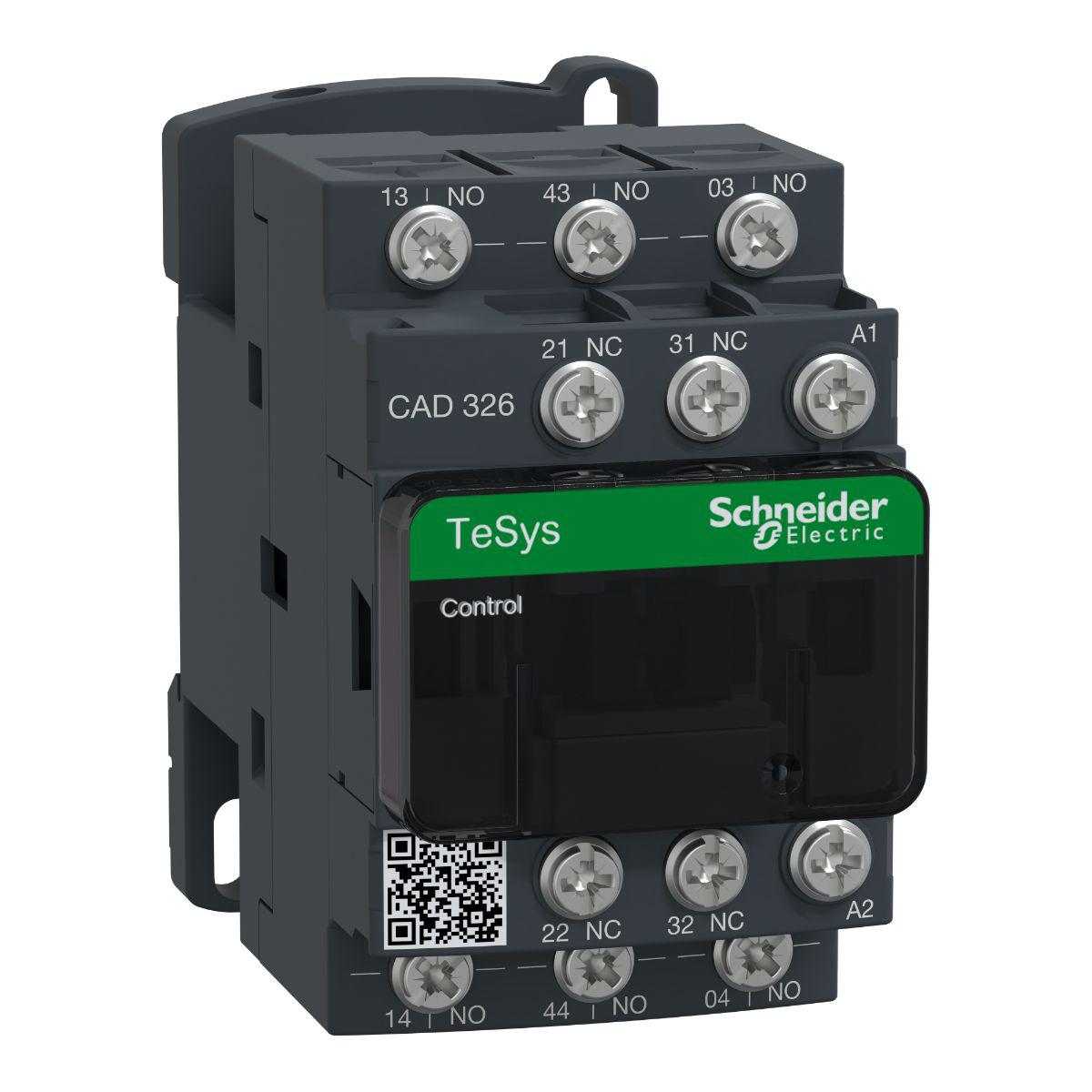 Schneider Electric Control Relay 3 NO + 2 NC, 10 A Contact Rating, 5.4 W, 230 V, TeSys