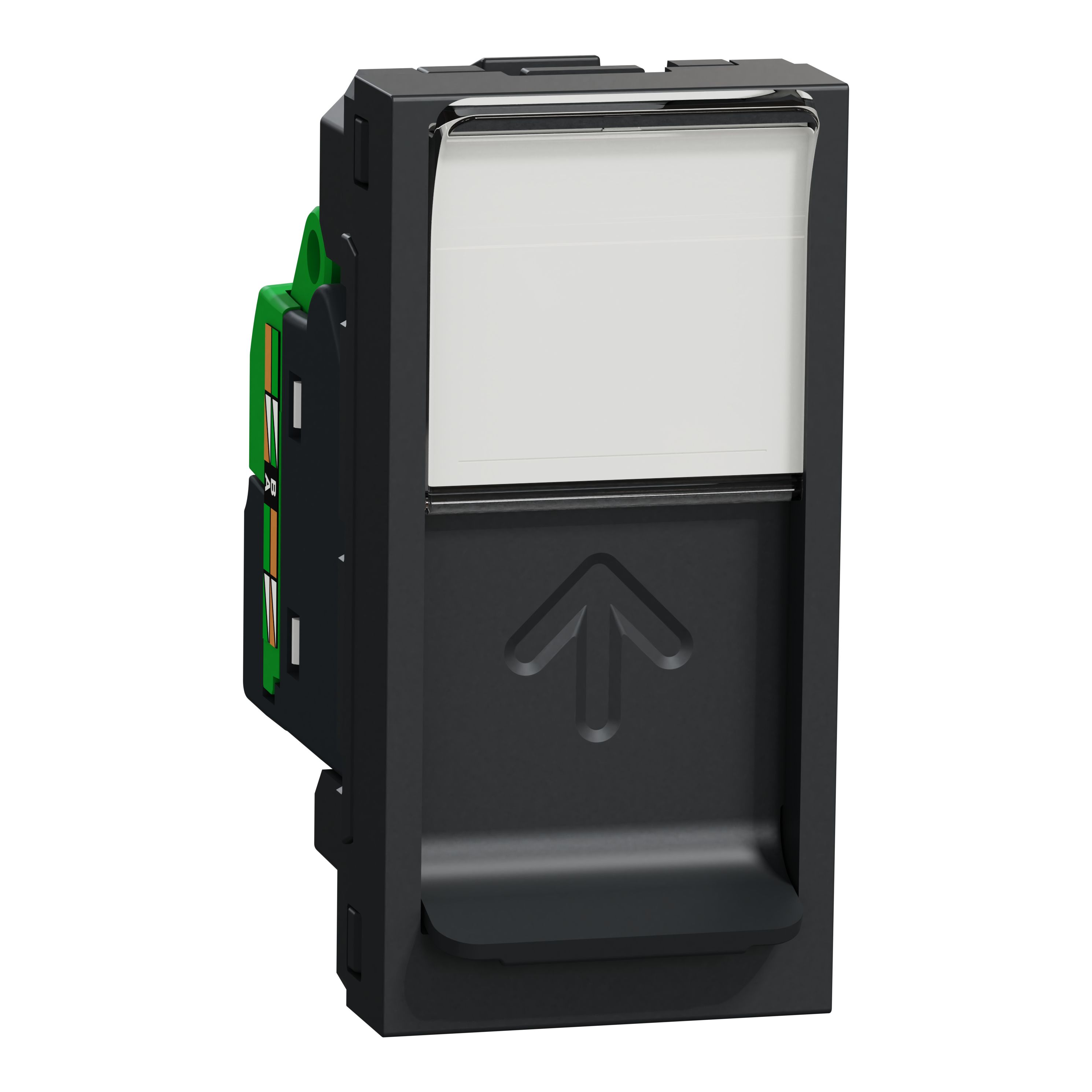 Schneider Electric Unica Anthracite Plug Socket, RJ45