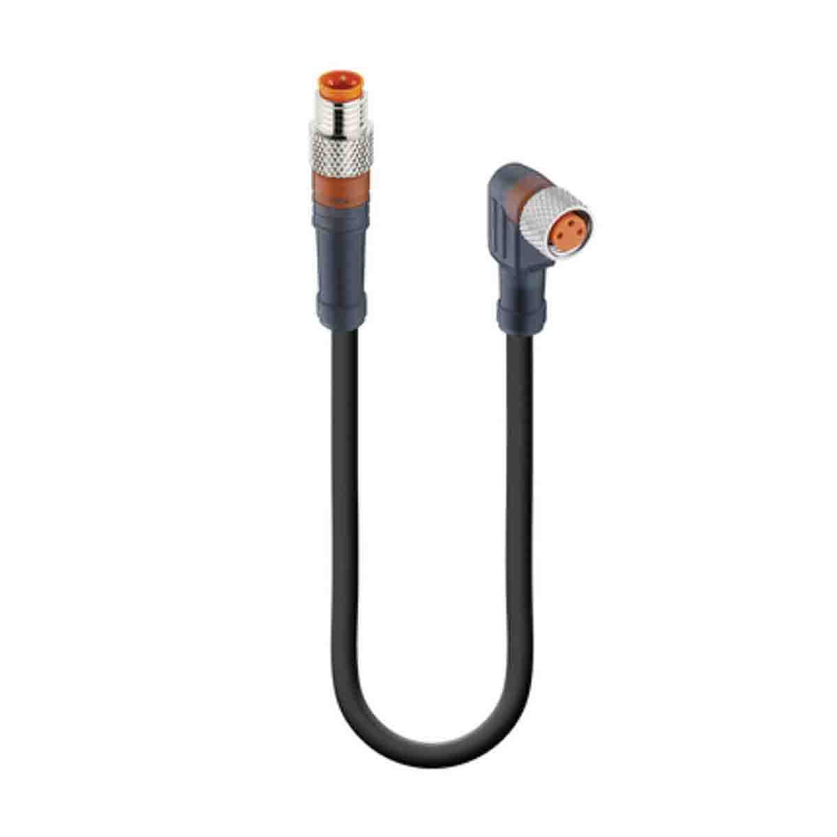 Lumberg Automation Male 3 way M8 to Female 3 way M8 Sensor Actuator Cable, 15 m