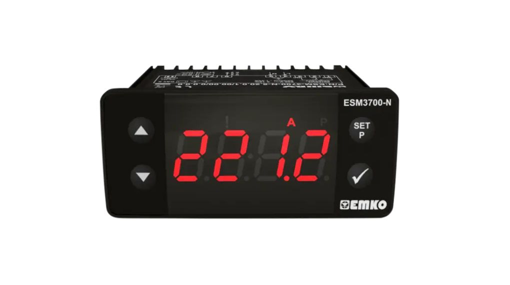 Emko ESM Indicators Digital Panel Multi-Function Meter for Current, Voltage, 29mm x 71mm