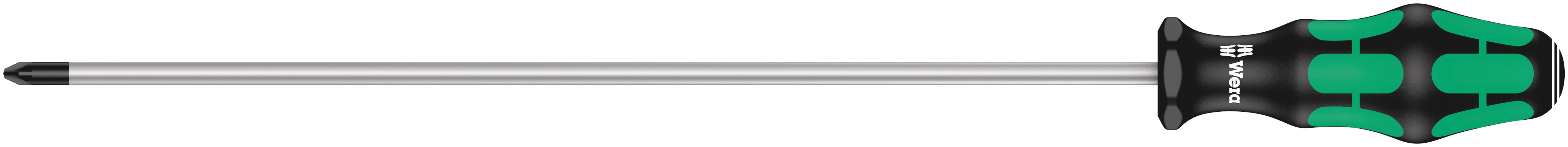 Wera Pozidriv  Screwdriver, PZ2 Tip, 300 mm Blade, 405 mm Overall