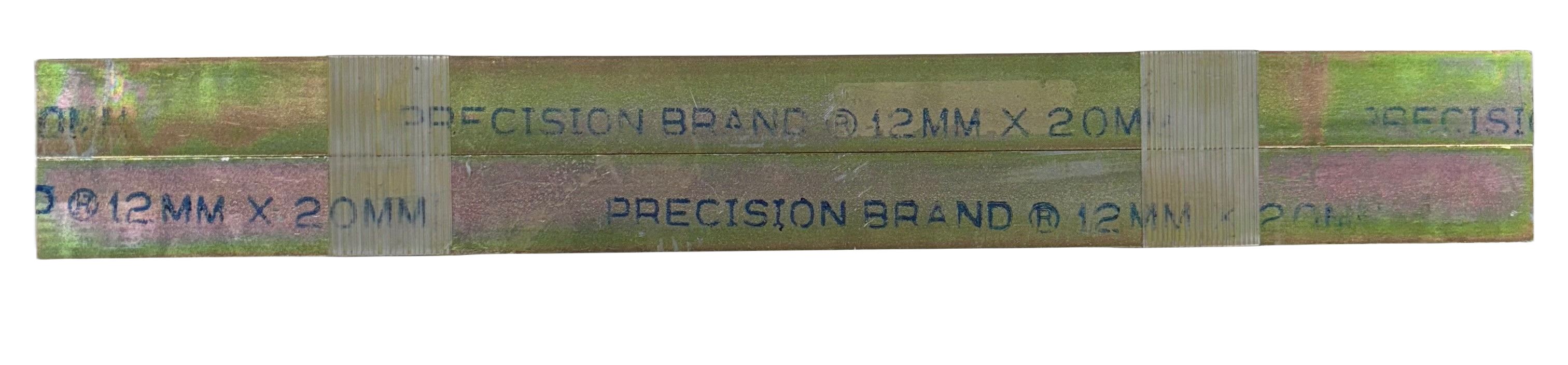 Precision Brand Steel Rectangular Bar, 20mm W, 12mm H, 300mm L