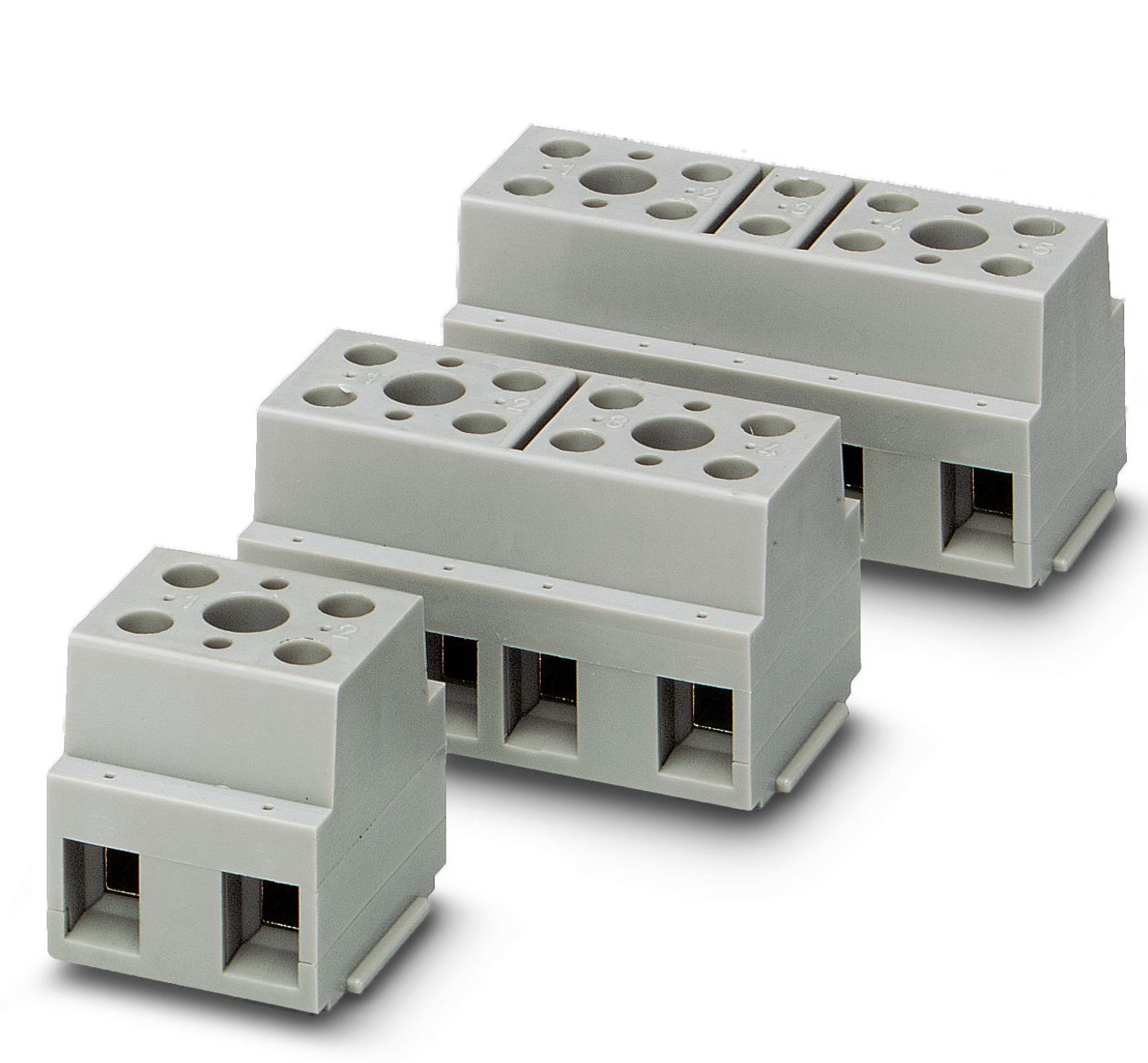 Phoenix Contact Terminal Block, 3-Way, 57A, Screw Termination