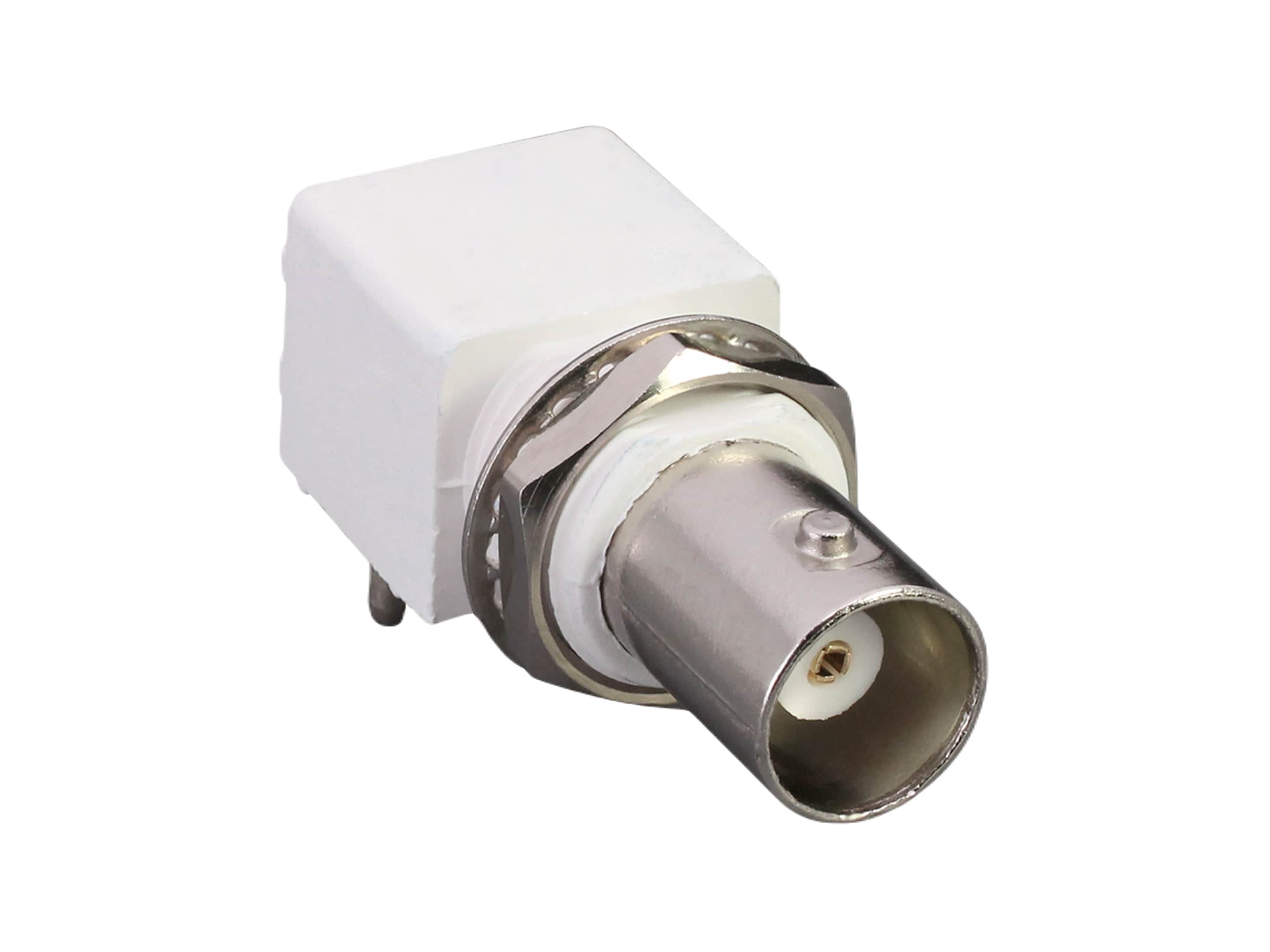 Linx, Jack PCB BNC Connector, 50Ω, Through Hole Termination, Straight Body