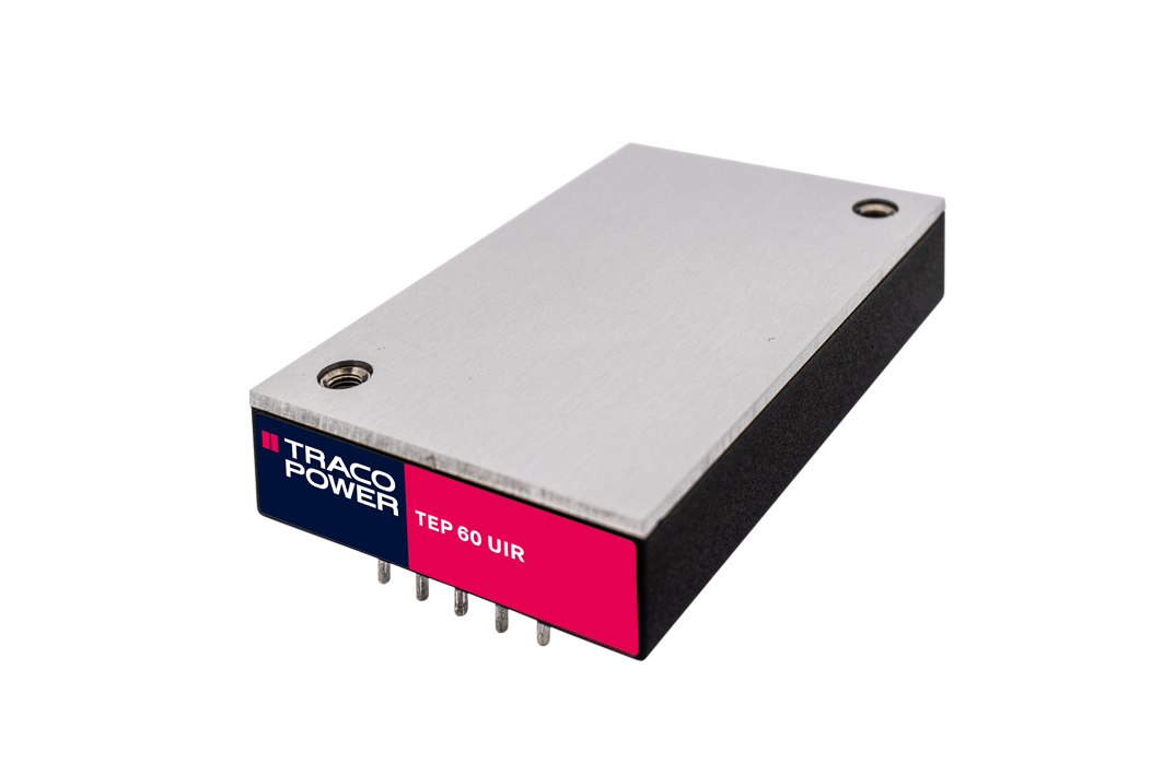 TRACOPOWER TEP 60UIR DC-DC Converter, 15V dc/ 4A Output, 14 → 160 V dc Input, 60W, Through Hole, +85°C Max Temp