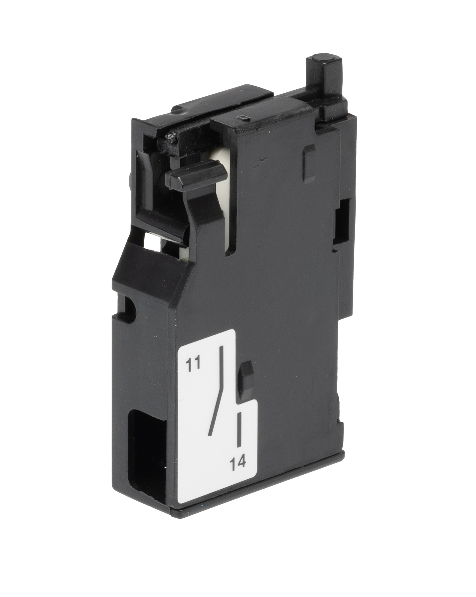 ABB Auxiliary Contact, 1 Contact, 1NO, Snap-On