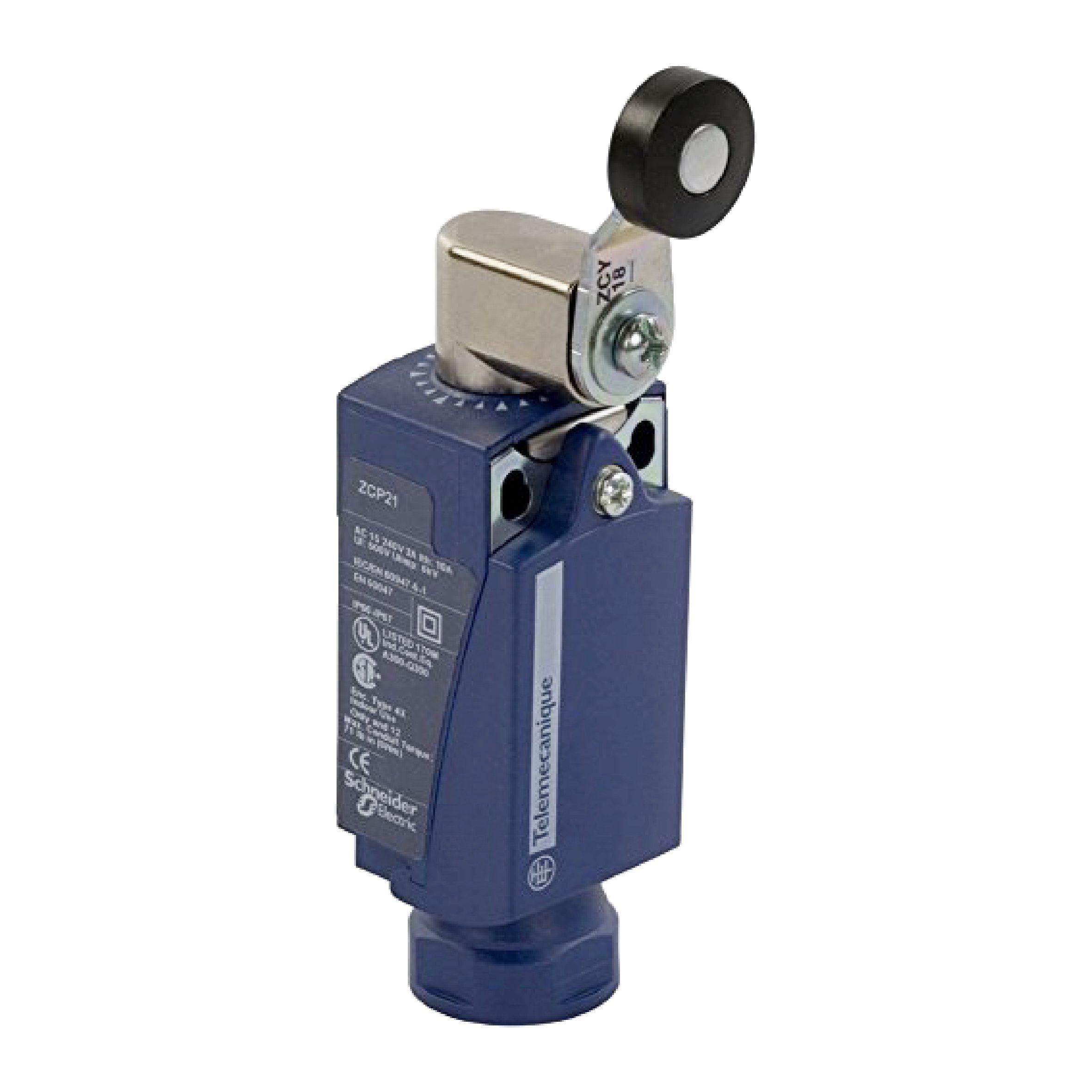 Telemecanique Sensors Roller Limit Switch, IP66, IP67, DP, Plastic Housing, 240V ac Max, 3A Max