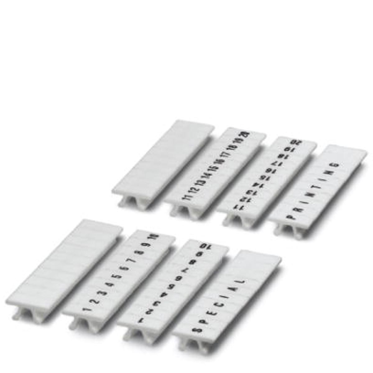 Phoenix Contact, ZB 4 LGS Marker Strip for use with  for use with Terminal Blocks