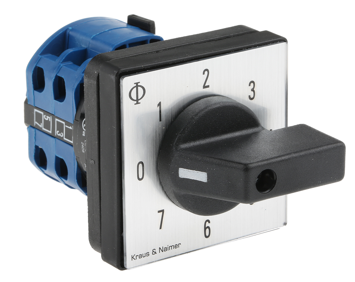 Kraus & Naimer 8 Position Coding Cam Switch, 6A