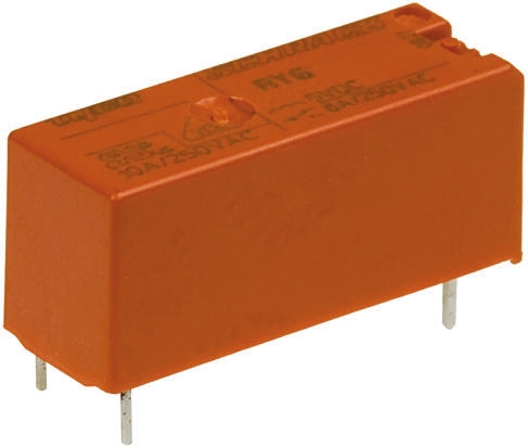 TE Connectivity PCB Mount Power Relay, 12V dc Coil, 8A Switching Current, SPDT
