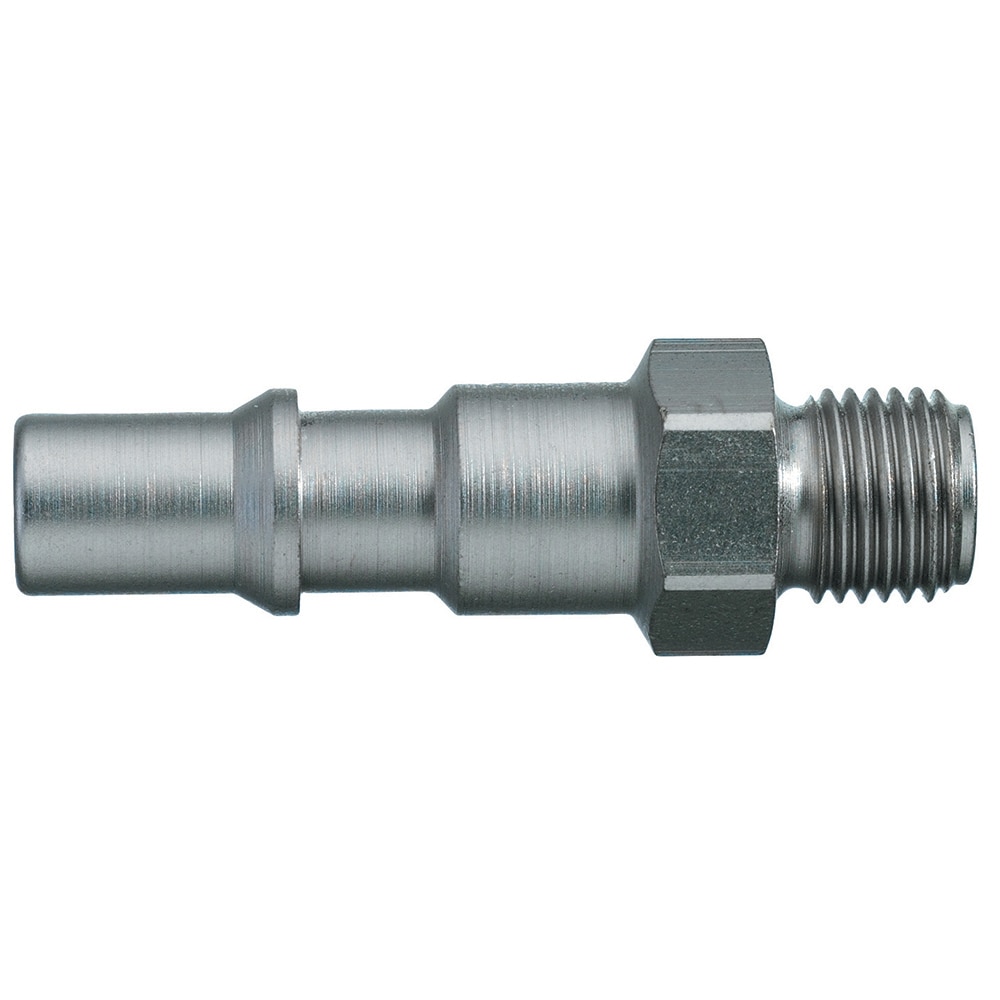 Legris Anodised Aluminium Male Pneumatic Quick Connect Coupling, BSPP 3/8 in Male Male Thread