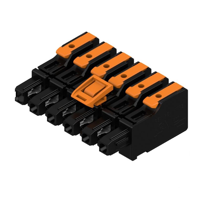 Weidmüller, 7.5mm Pitch, OMNIMATE 4.0, 6 Way, , Pluggable Terminal Block, Hybrid Header, PCB Mount, Snap In