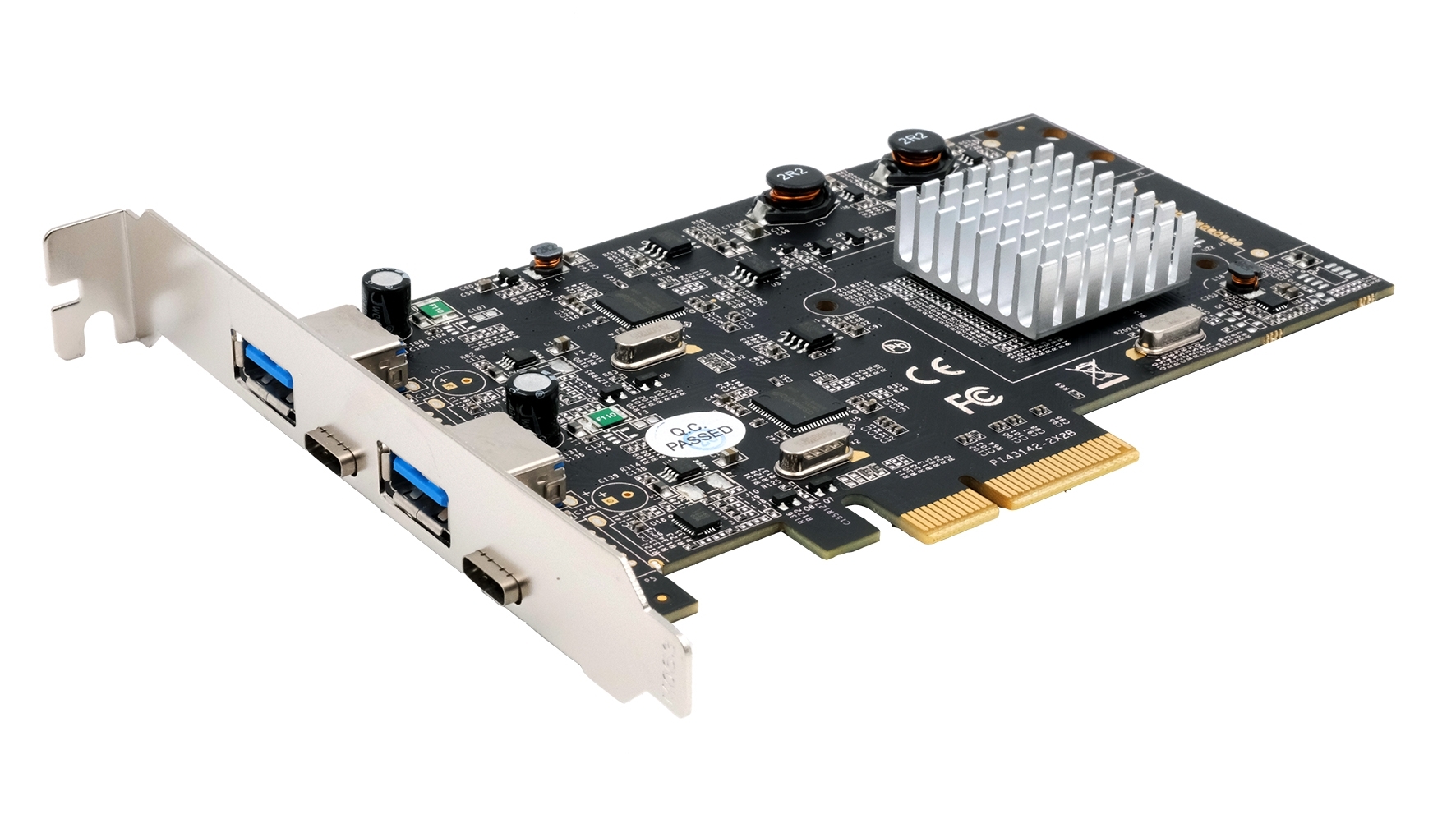 Exsys 4 Port USB 3.2  Hub, USB Bus Powered, 141 x 71mm