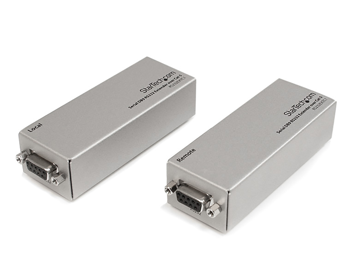 StarTech.com Serial Device Server, 1 Ethernet Port, 1 Serial Port, DB-9, RJ-45 Interface, 115.2kbit/s Baud Rate