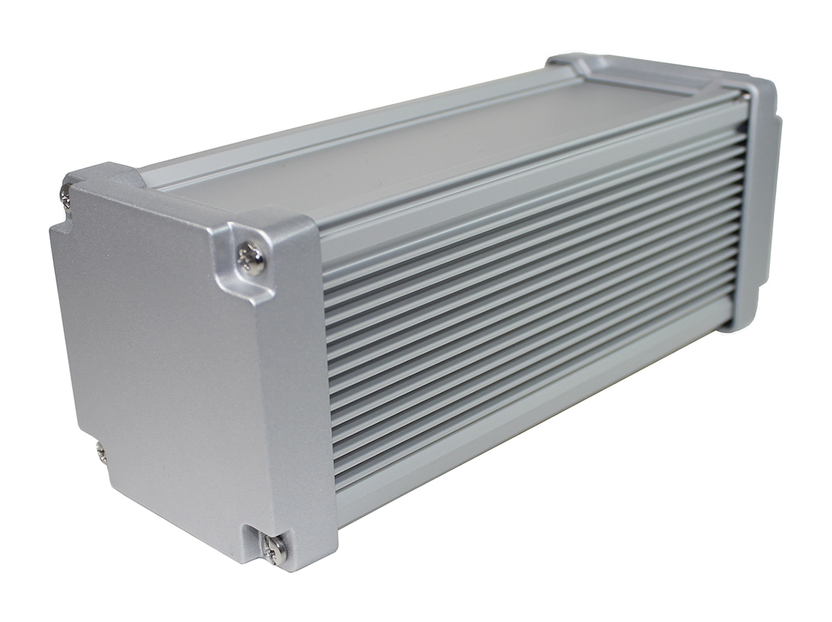 Takachi Electric Industrial AWN Silver Aluminium Heat Sink Case, 220 x 86.3 x 86.3mm