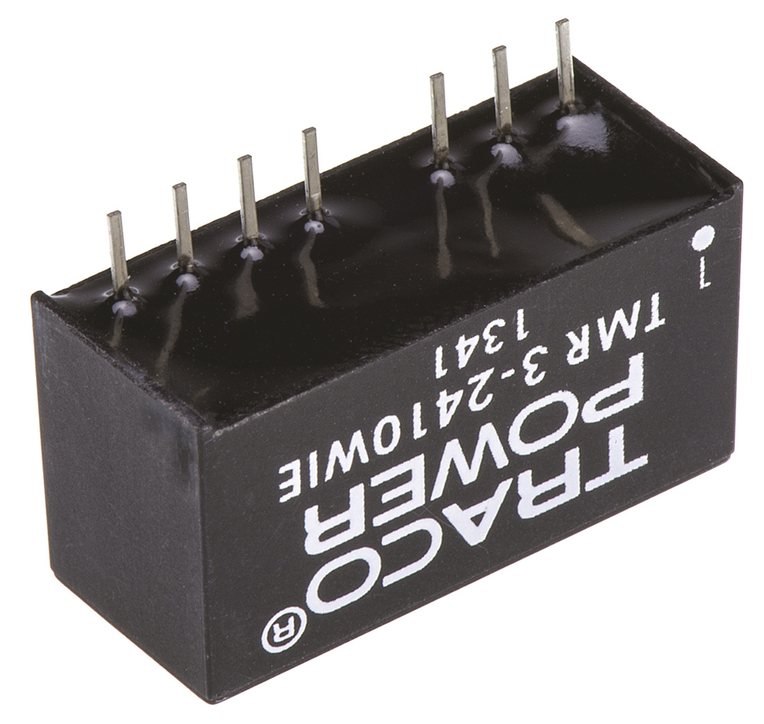 TRACOPOWER TMR 3WIE DC-DC Converter, 3.3V dc/ 700mA Output, 9 → 36 V dc Input, 3W, Through Hole, +85°C Max Temp