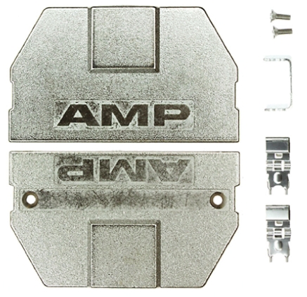 TE Connectivity AMPRIMITR .50III Series Zinc D Sub Backshell, 80 Way