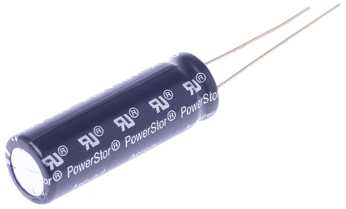 Eaton 10F Supercapacitor -10 → +30% Tolerance 2.5V dc, Through Hole