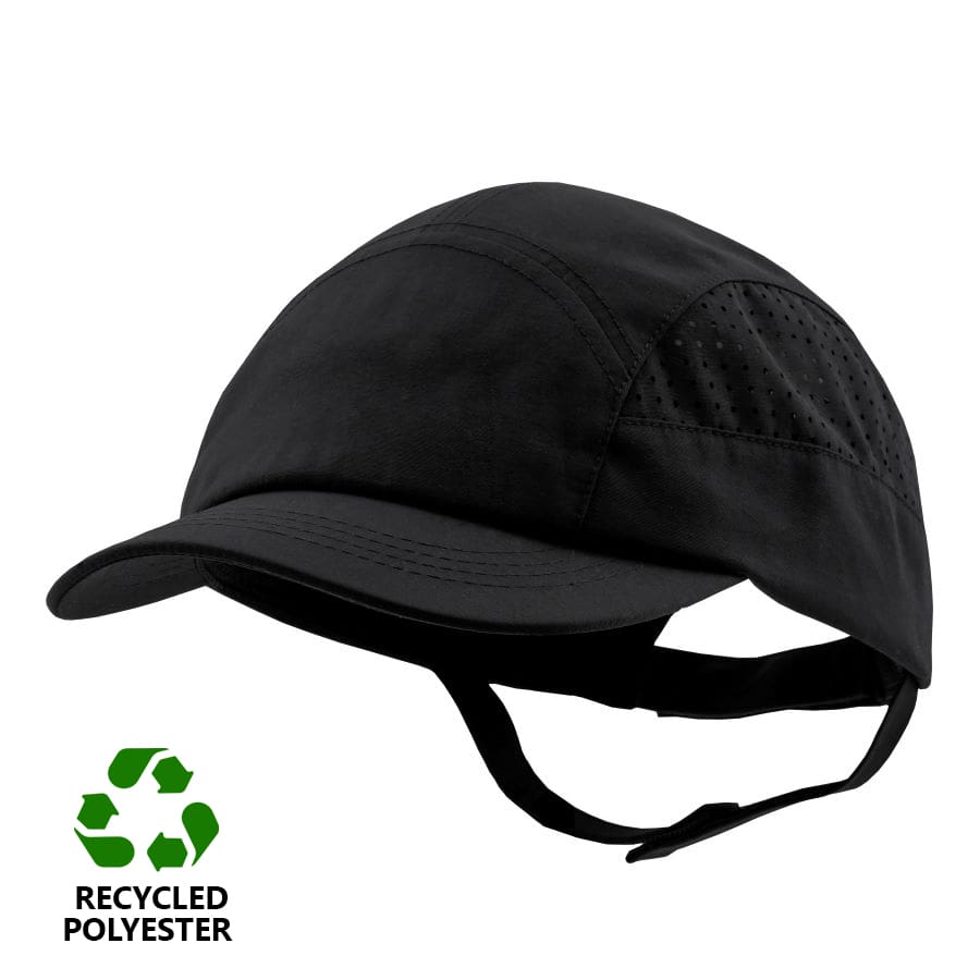 SURFLEX Black Standard Peak Bump Cap, PPE Protective Material