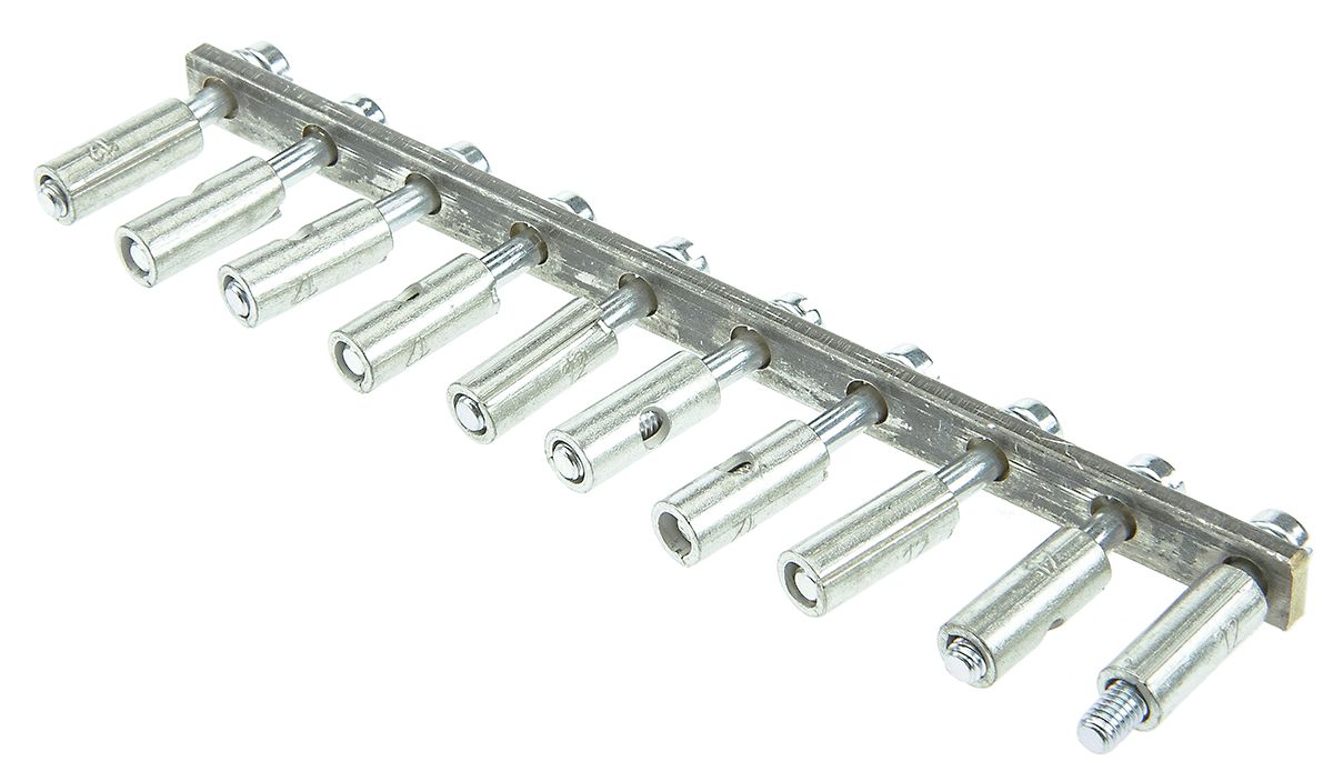 Weidmuller SAK Series Jumper Bar for Use with DIN Rail Terminal Blocks, 57A