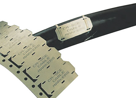 TE Connectivity CM-SCE White Cable Labels, 50.8mm Width, 6.4mm Height, 250 Qty