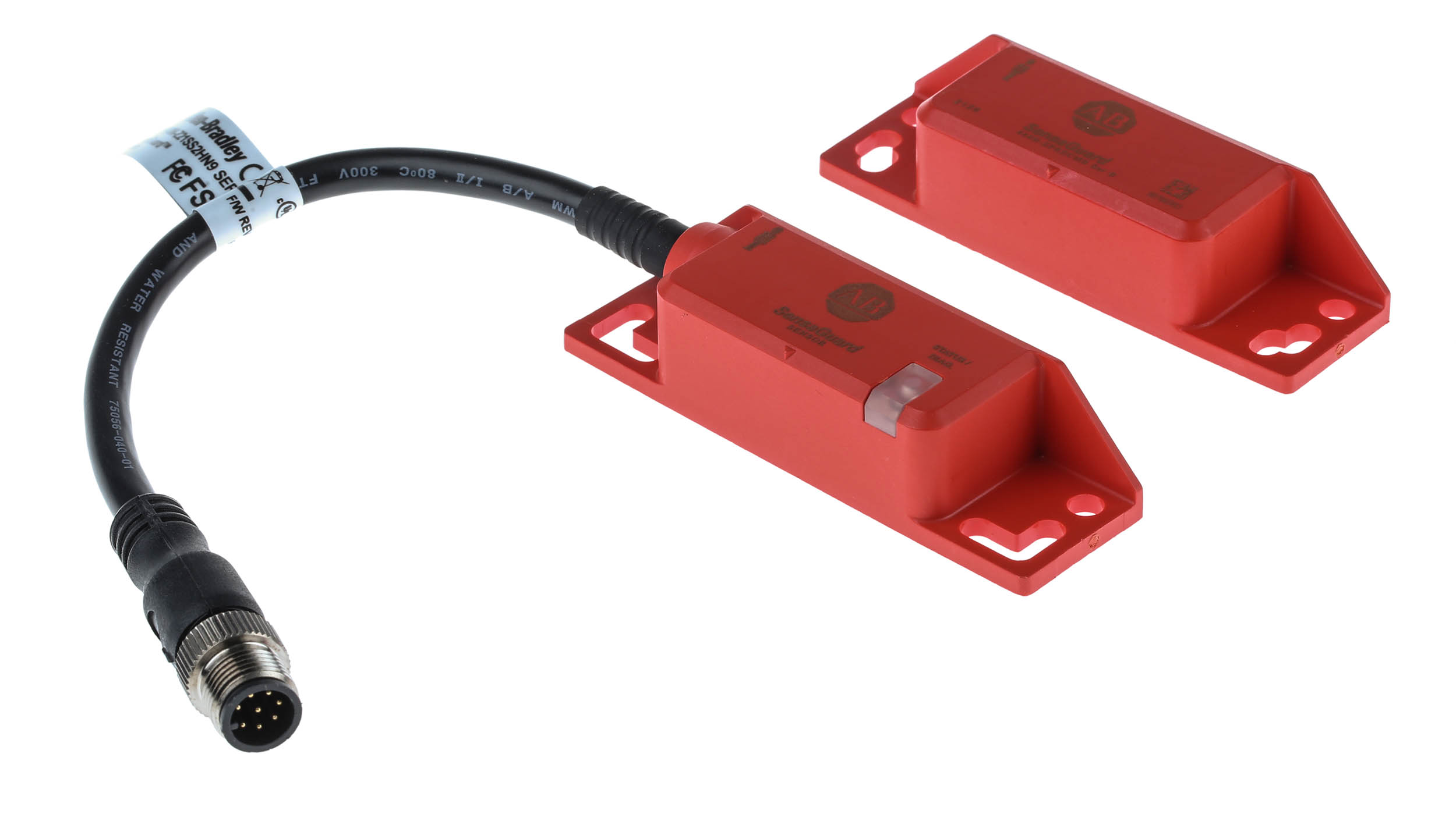 Allen Bradley Guardmaster 440N Series RFID Non-Contact Safety Switch, 24V dc, Plastic Housing, M12