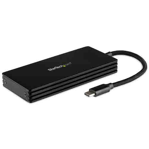 StarTech.com 22mm M.2 SATA Hard Drive Enclosure, USB 3.1