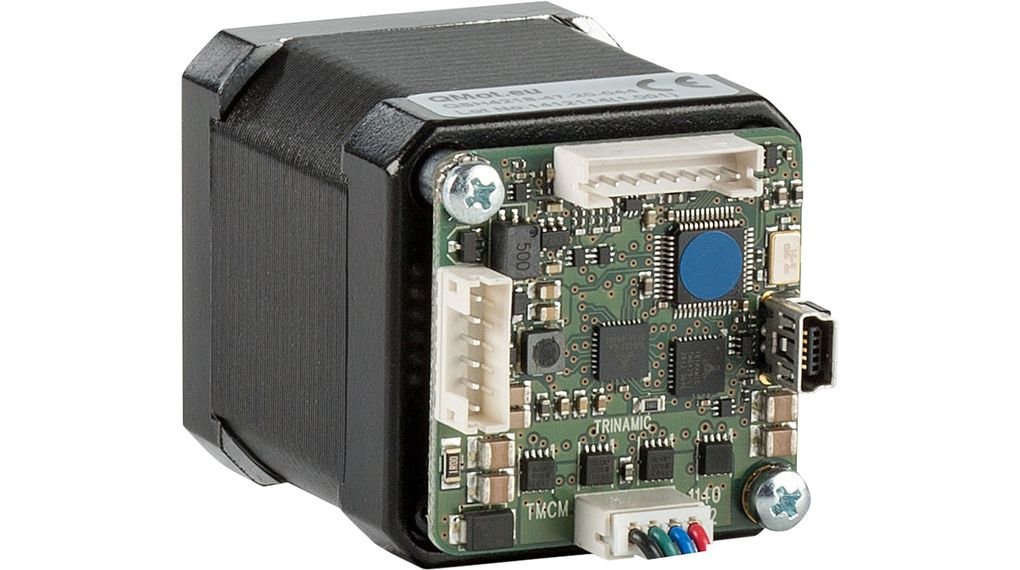 Trinamic PD42 Series Hybrid Stepper Motor, 0.44Nm Torque, 28 V, 1.8°, 5mm Shaft