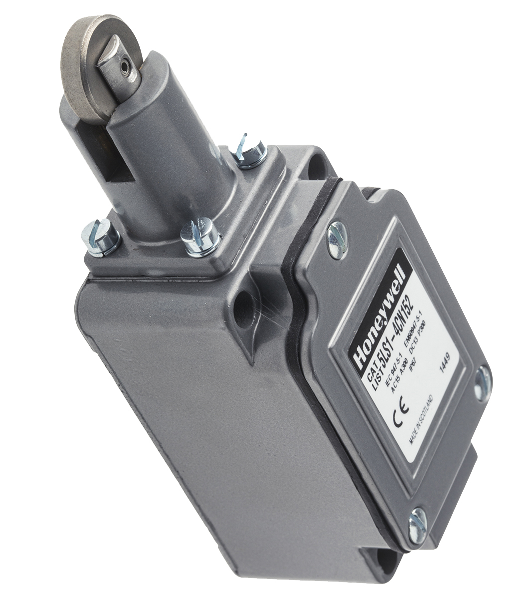 Honeywell LS Series Plunger Limit Switch, IP67, SPDT, Die Cast Zinc Housing, 480V ac Max, 10A Max