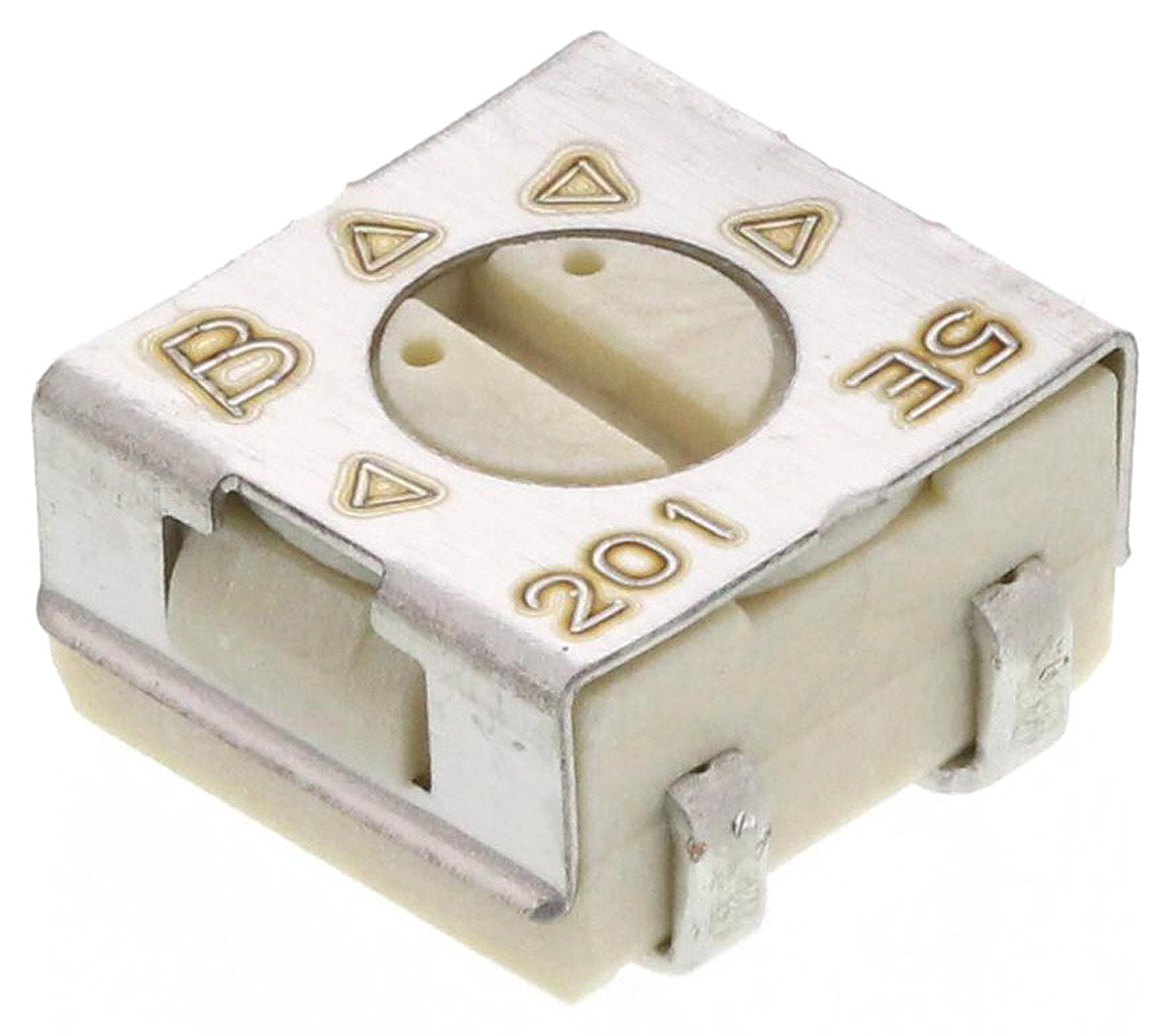 200Ω, SMD Trimmer Potentiometer 0.25W Top Adjust Bourns, 3314