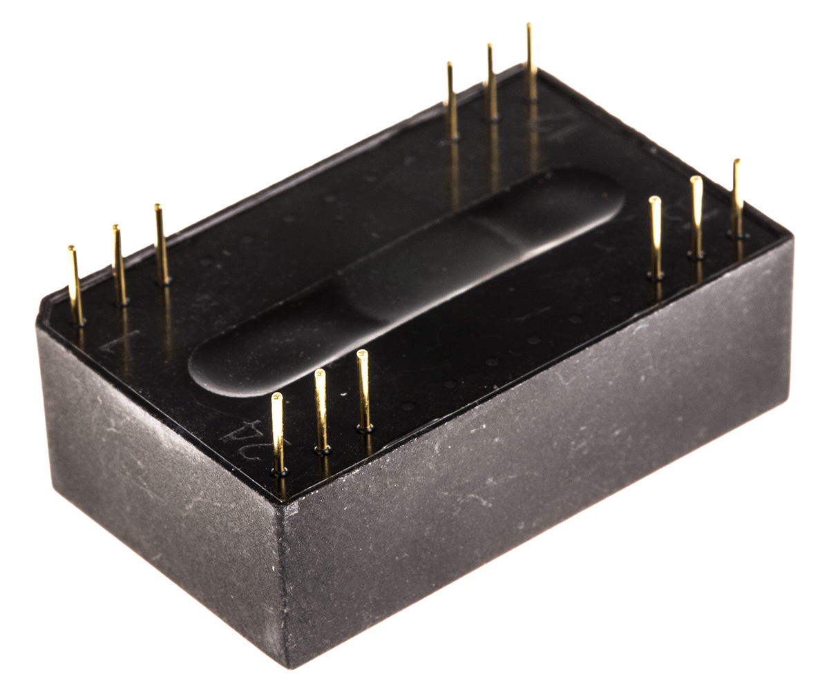 TRACOPOWER TEL 3 DC-DC Converter, 12V dc/ 250mA Output, 9 → 18 V dc Input, 3W, Through Hole, +85°C Max Temp