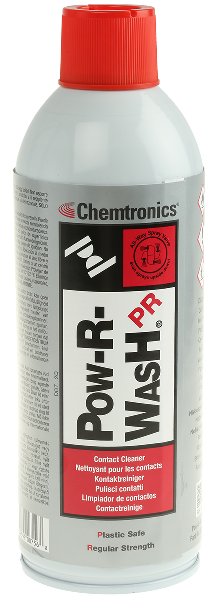 Chemtronics Fibre Optic Cleaning Solvent for Contacts, Switches, 400 ml